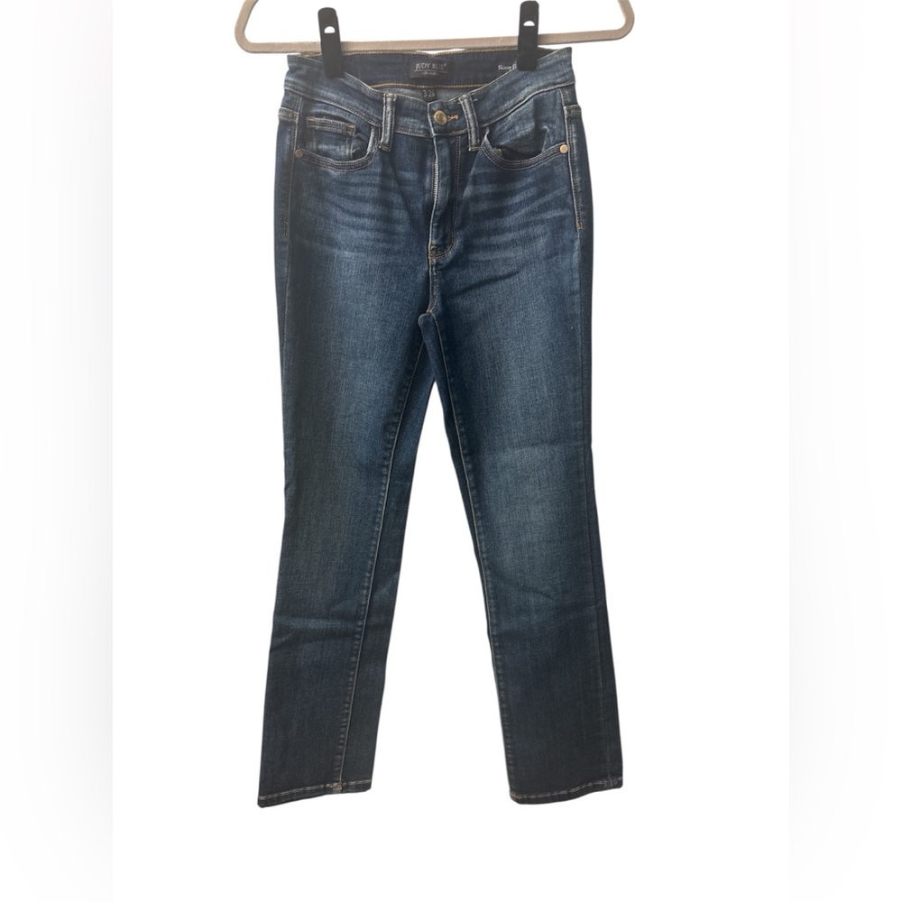 Judy Blue Dark Wash Straight Leg Jeans